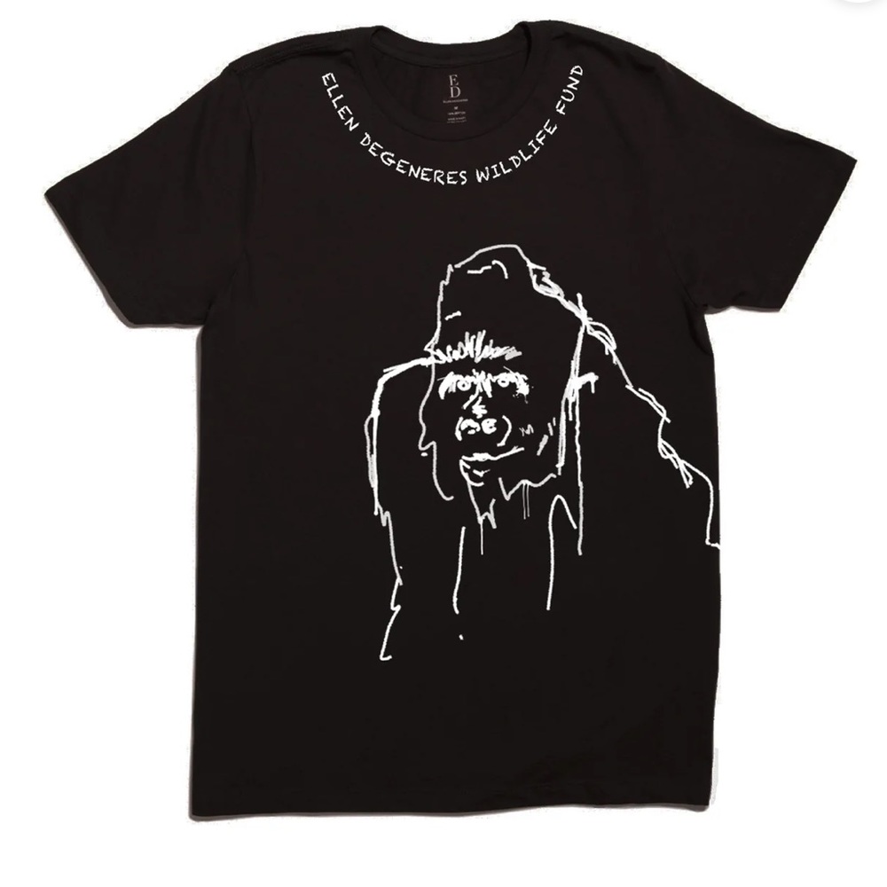 {ED Ellen Degeneres} The Wildlife Fund Gorilla Tee